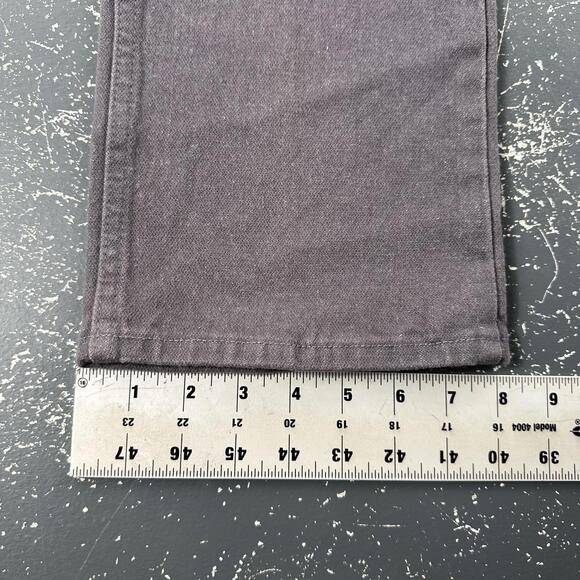 VTG Wrangler Jeans Mens 29x38 Gray Lavender Made in USA Slim Tall 13MWZ - Picture 6 of 8